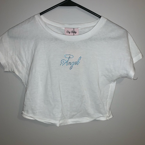 crybaby Tops - angel crybaby crop top